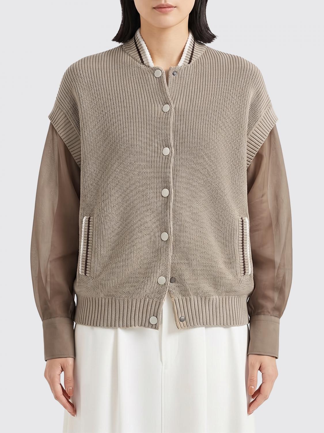 BRUNELLO CUCINELLI Cotton Bomber Jacket
