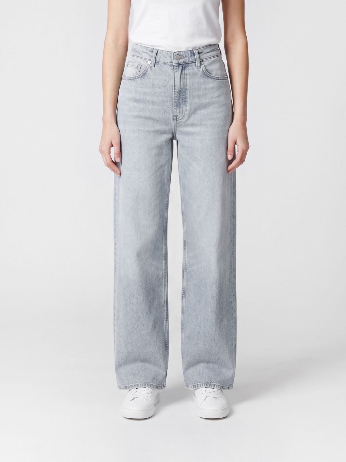 ANINE BING Jeans wide.-leg in denim riciclato