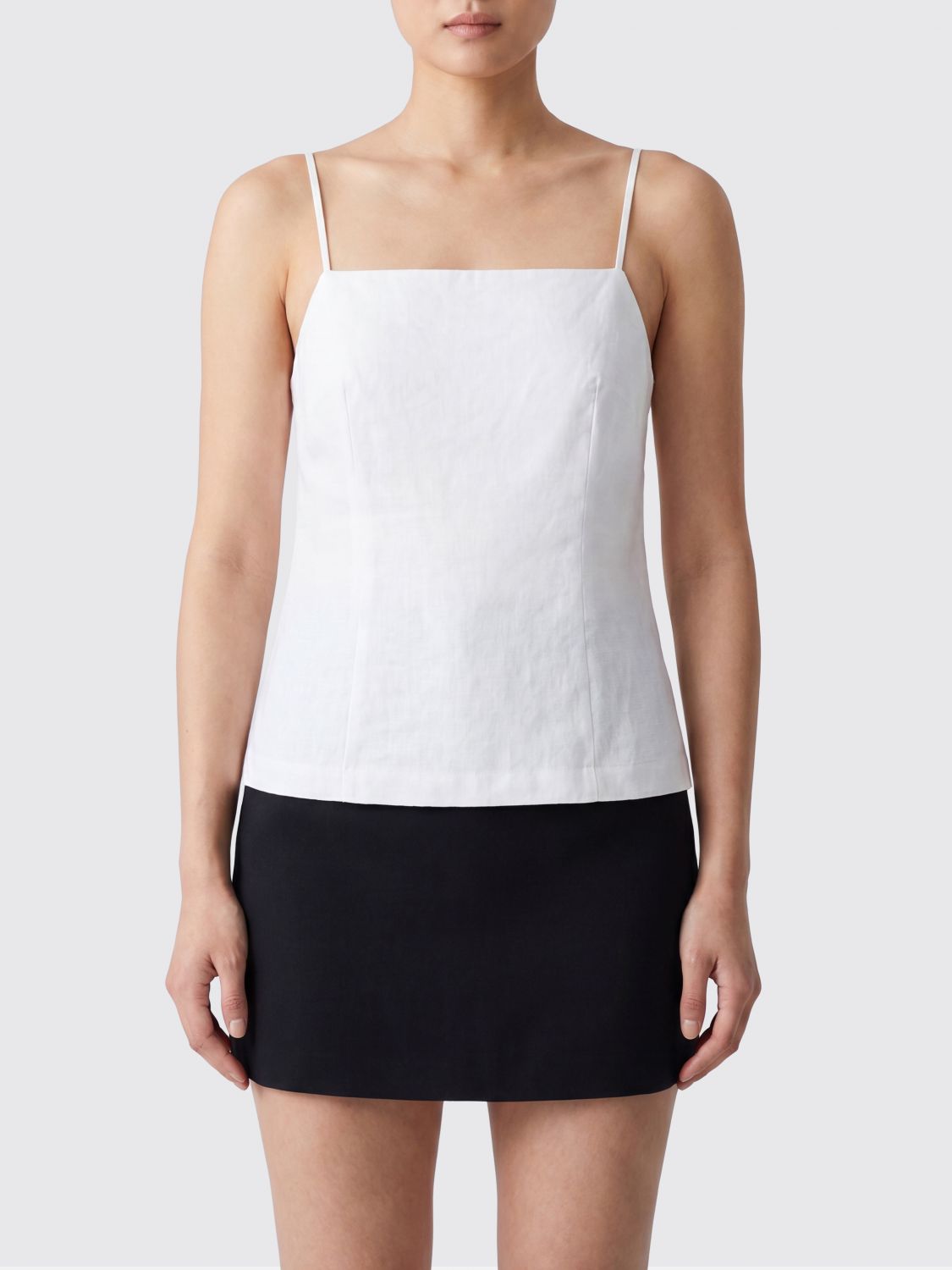 SEMICOUTURE Top di lino