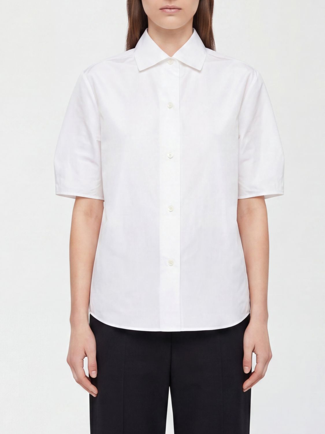JIL SANDER Camicia casual in tessuto tecnico