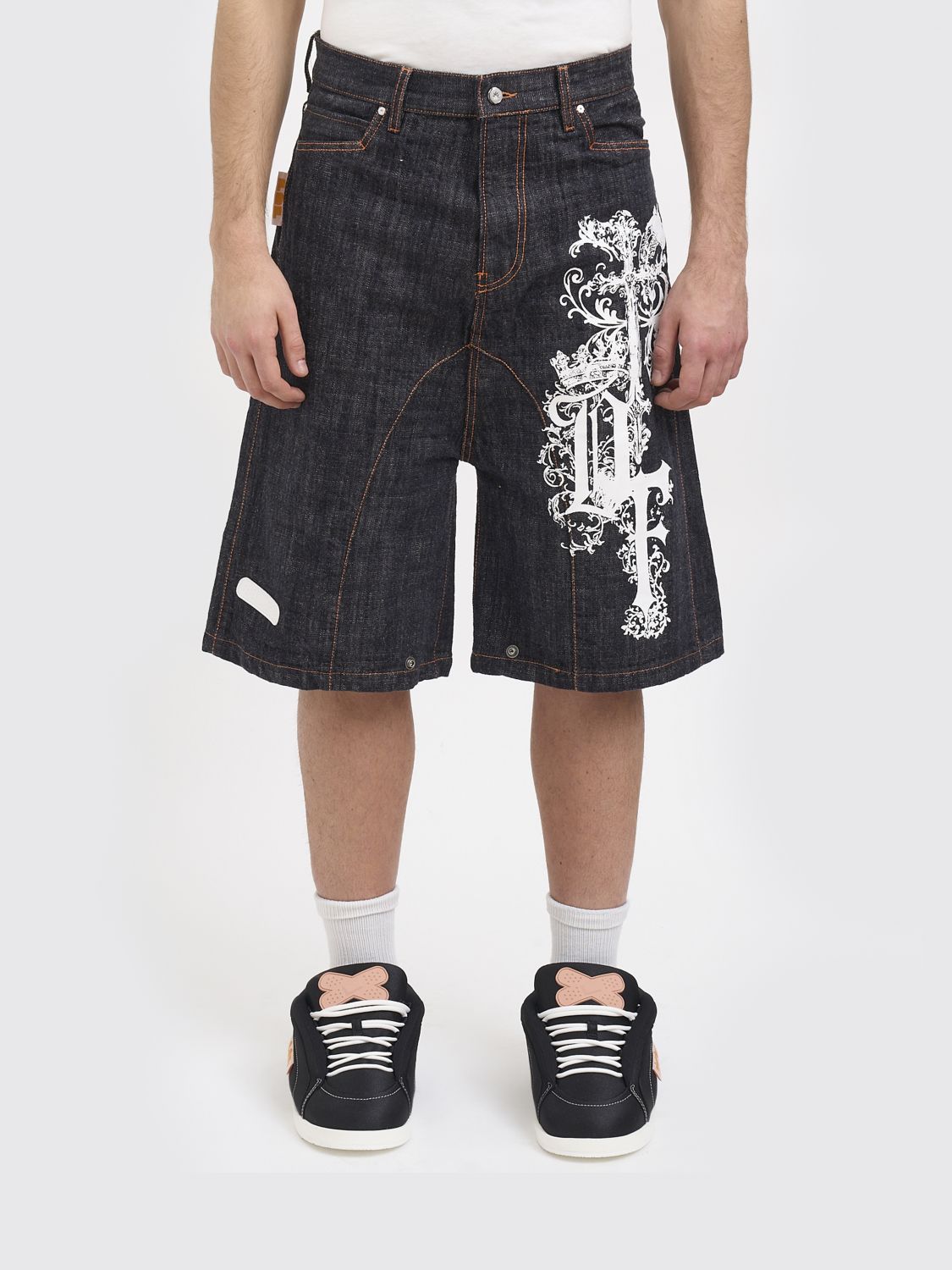 PDF Pantaloncini in denim di cotone