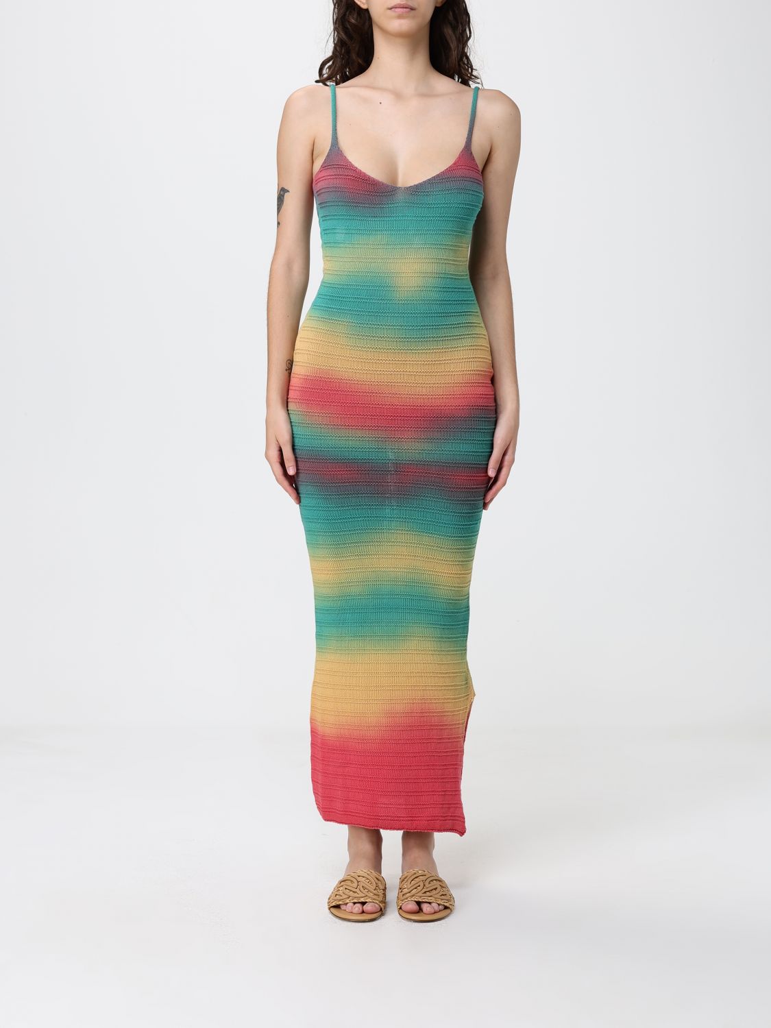 LANEUS Dress Woman color Multicolor