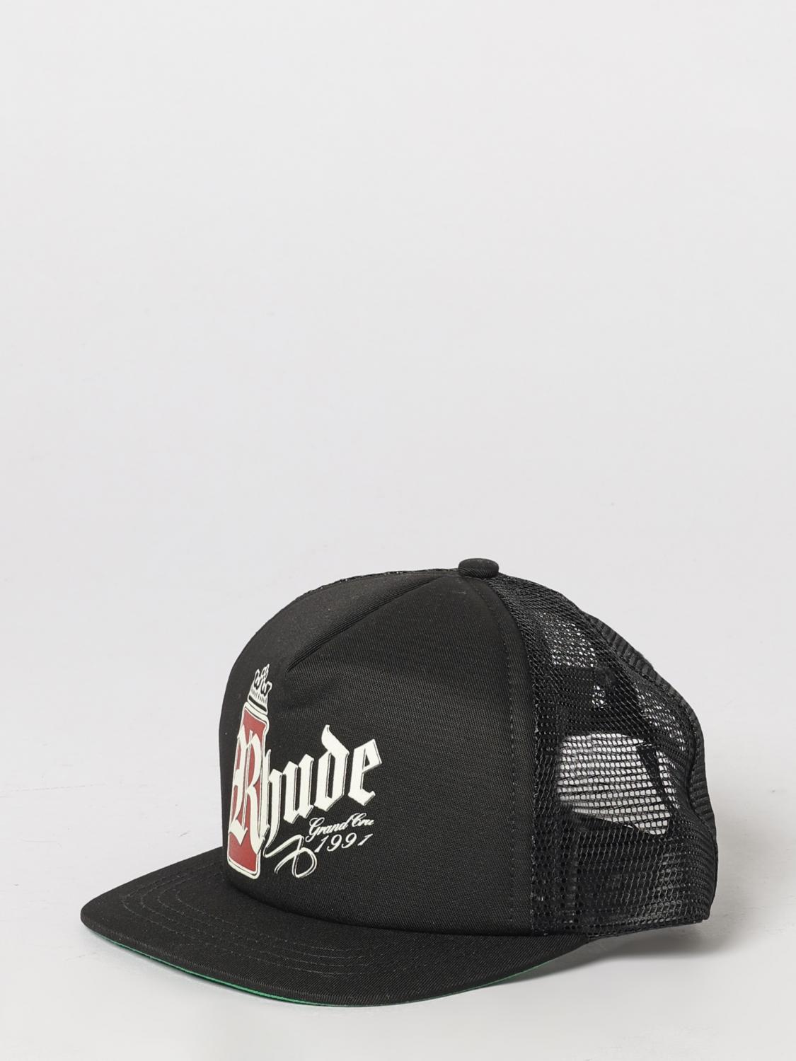 RHUDE Cappello da baseball in misto cotone con logo