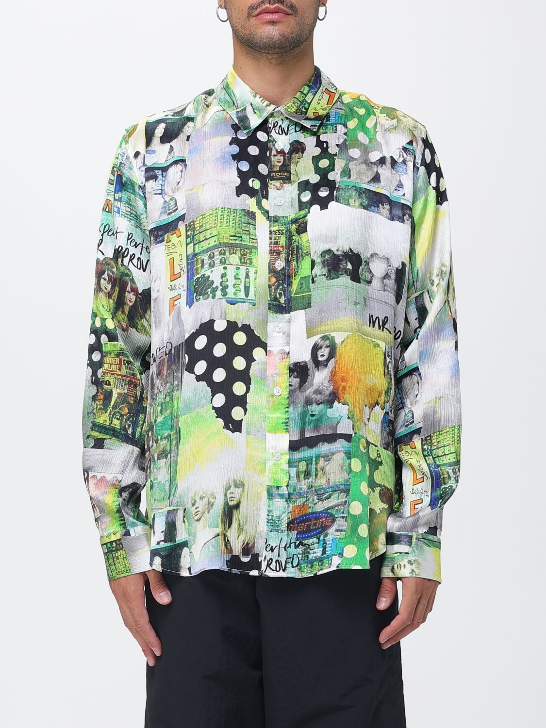 MARTINE ROSE T-Shirt Uomo colore Verde