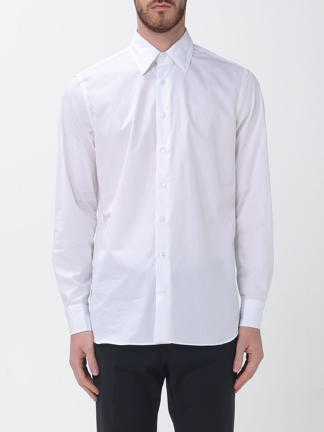 LARDINI Classic Cotton Poplin Shirt　LARDINI クラシック コットン ポプリン シャツ LARDINI