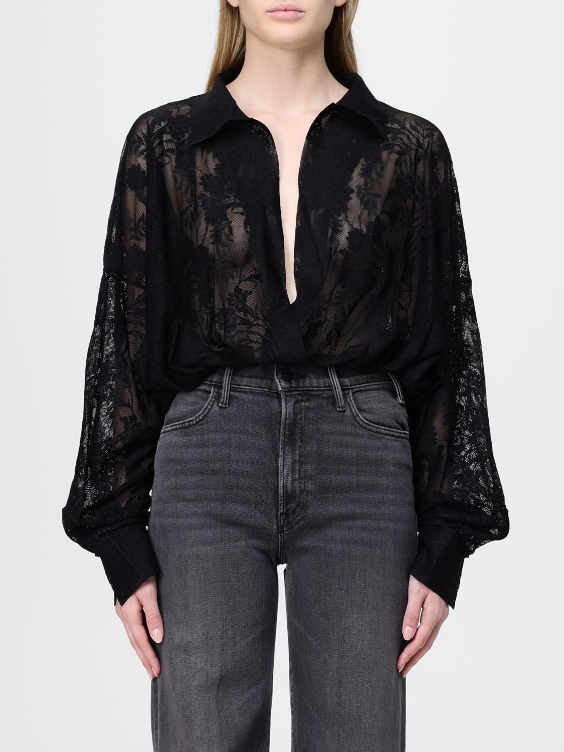 NORMA KAMALI Blusa in pizzo