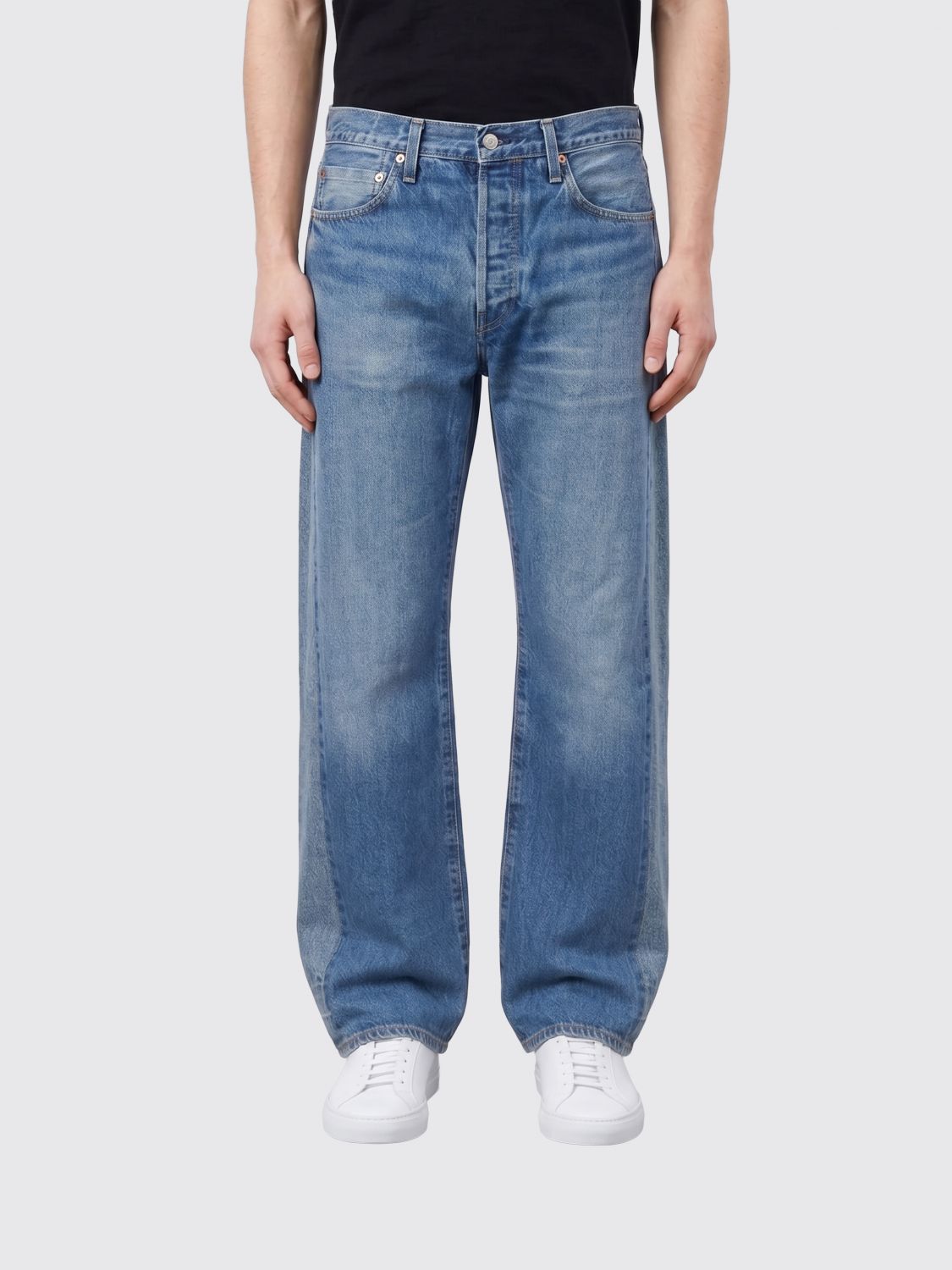 Levi's 501 Wide Leg Denim Jeans
