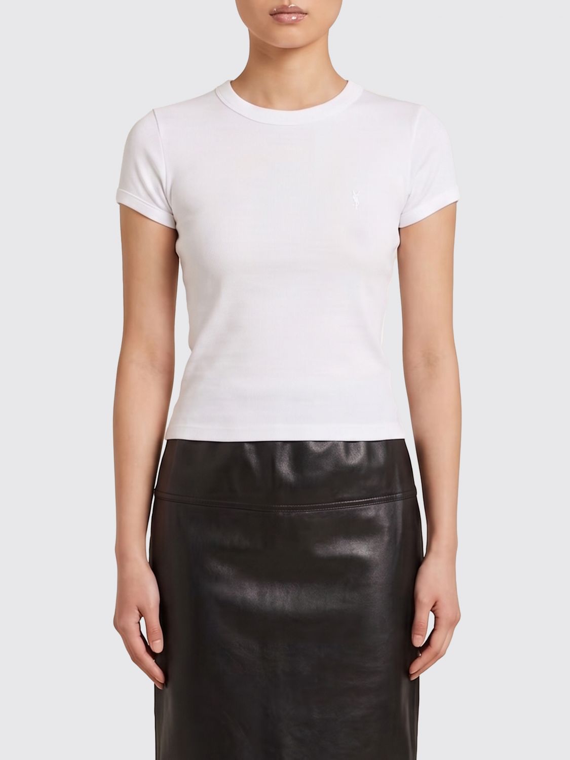 SAINT LAURENT T-shirts in cotone