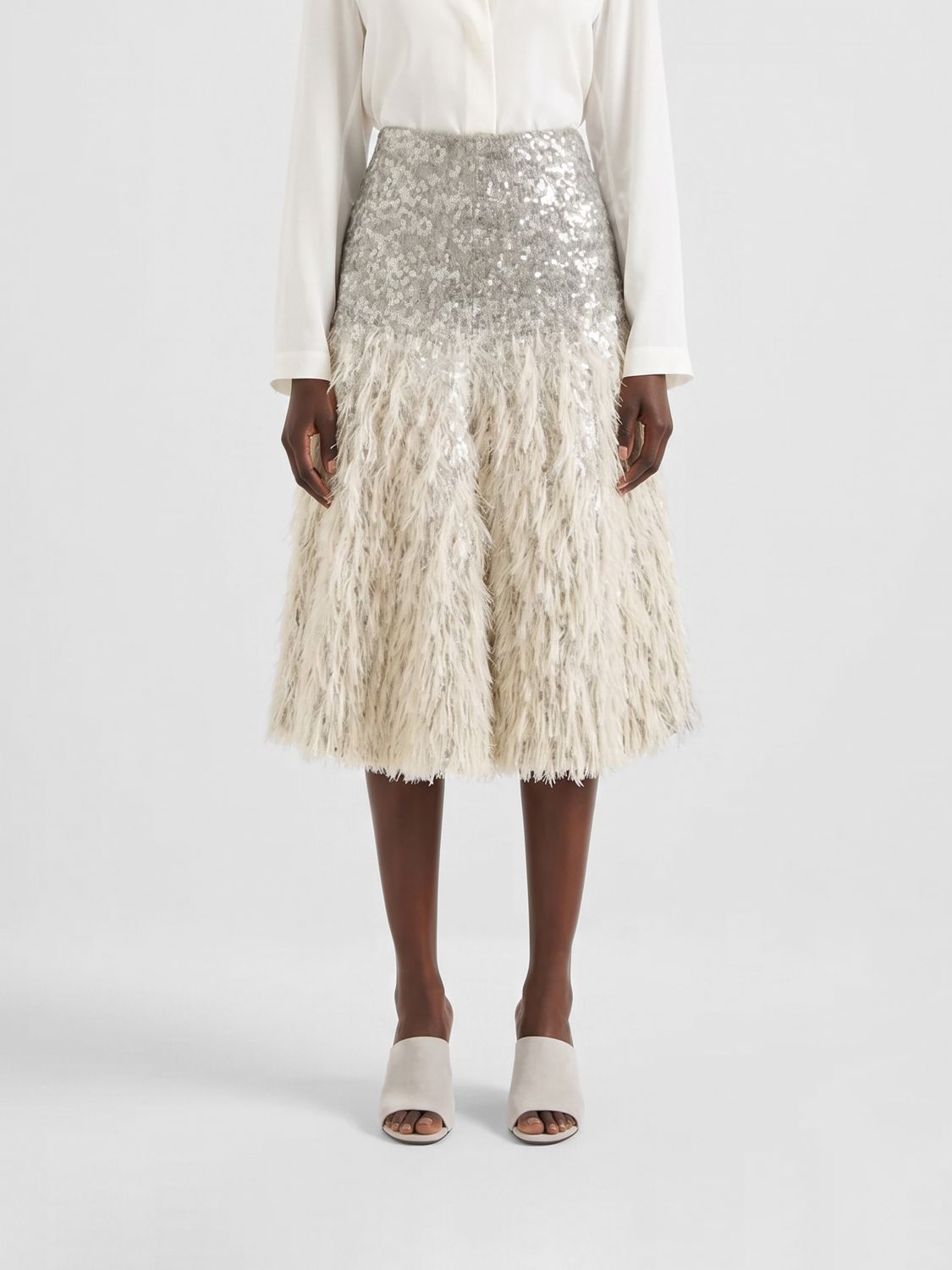 BRUNELLO CUCINELLI Skirt Woman color Beige
