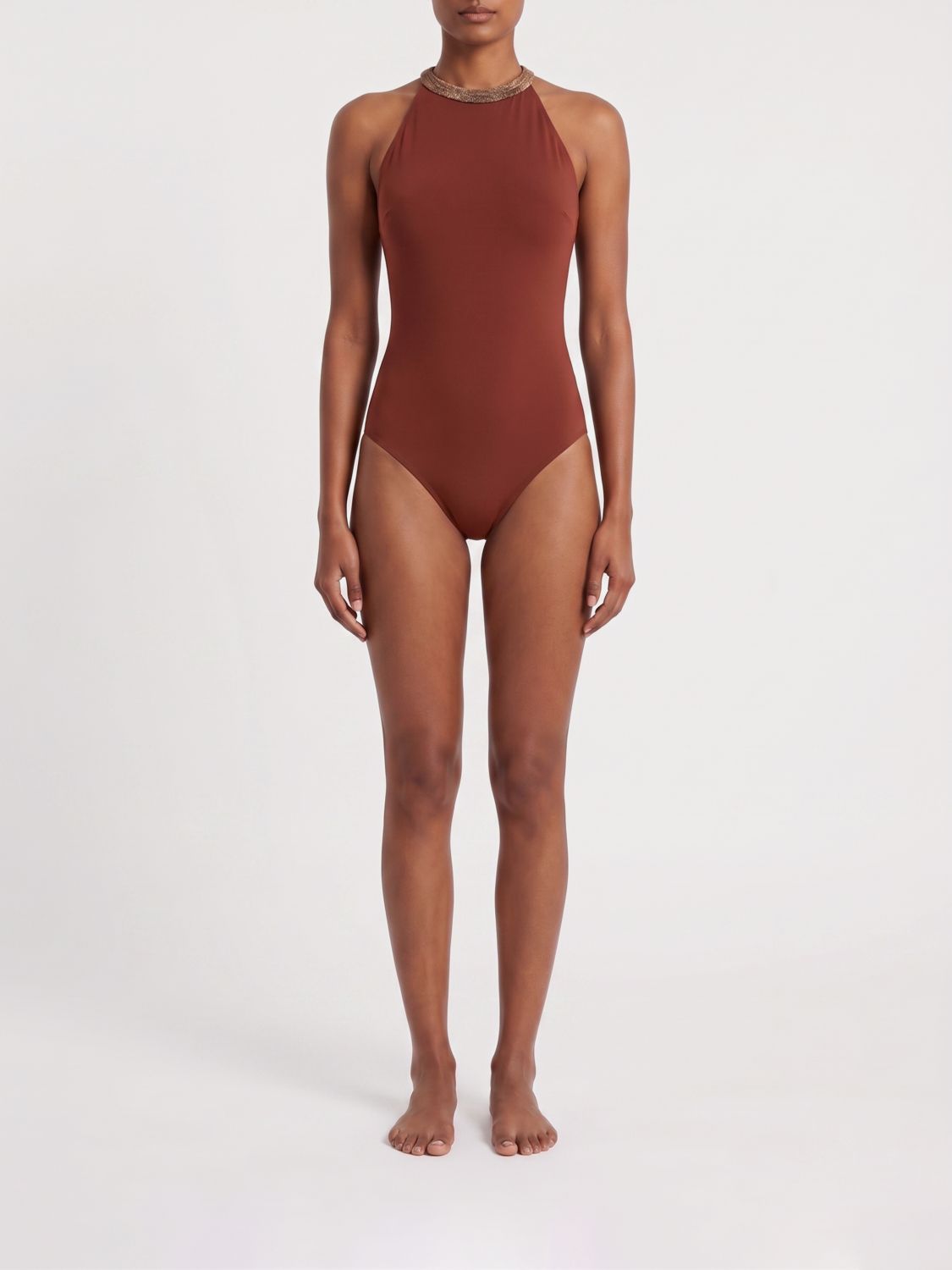 BRUNELLO CUCINELLI Stretch Polyamide One-Piece Swimsuit