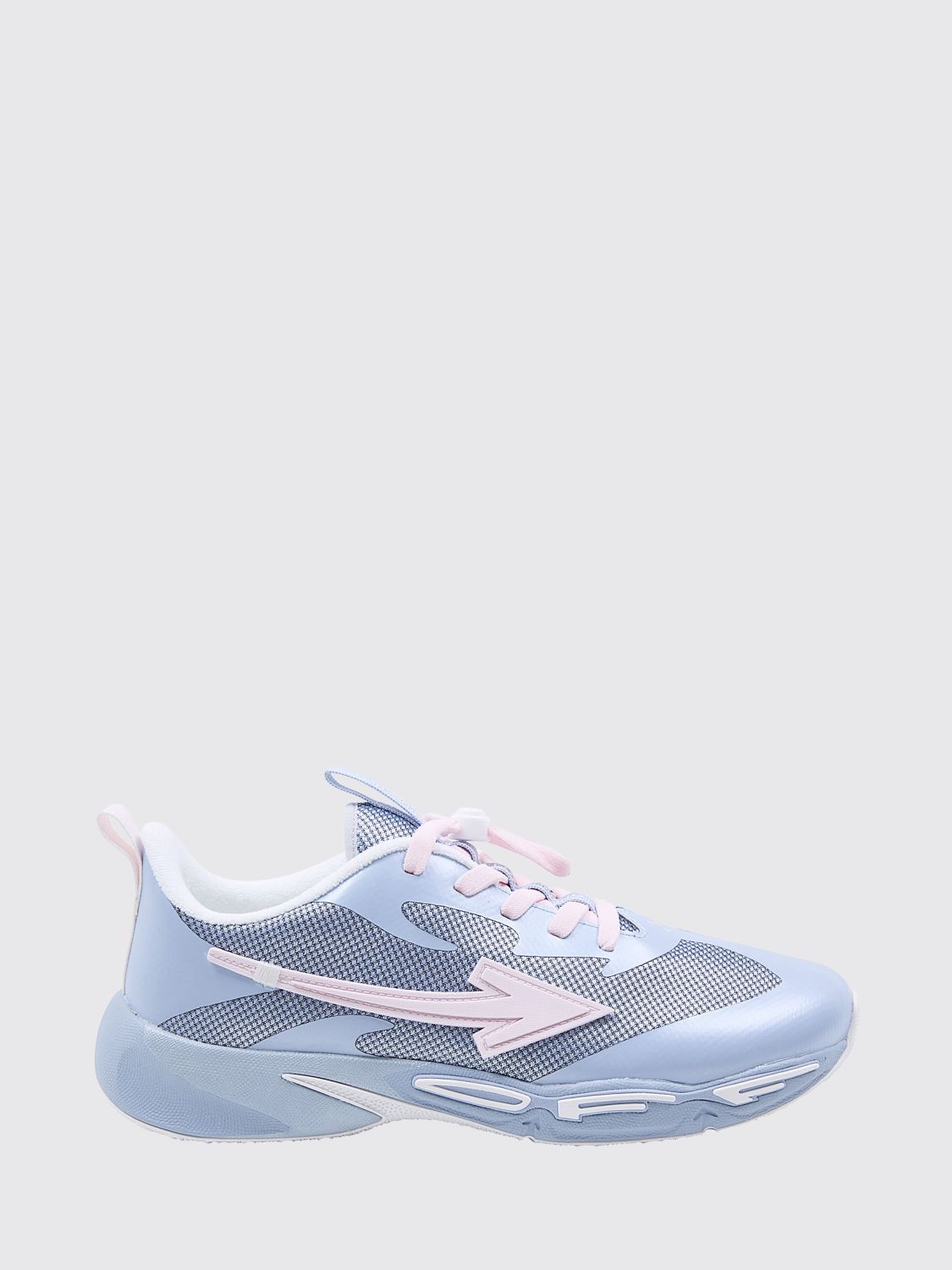 Off-White Kids For Jumping Mesh- und Gummi-Sneakers