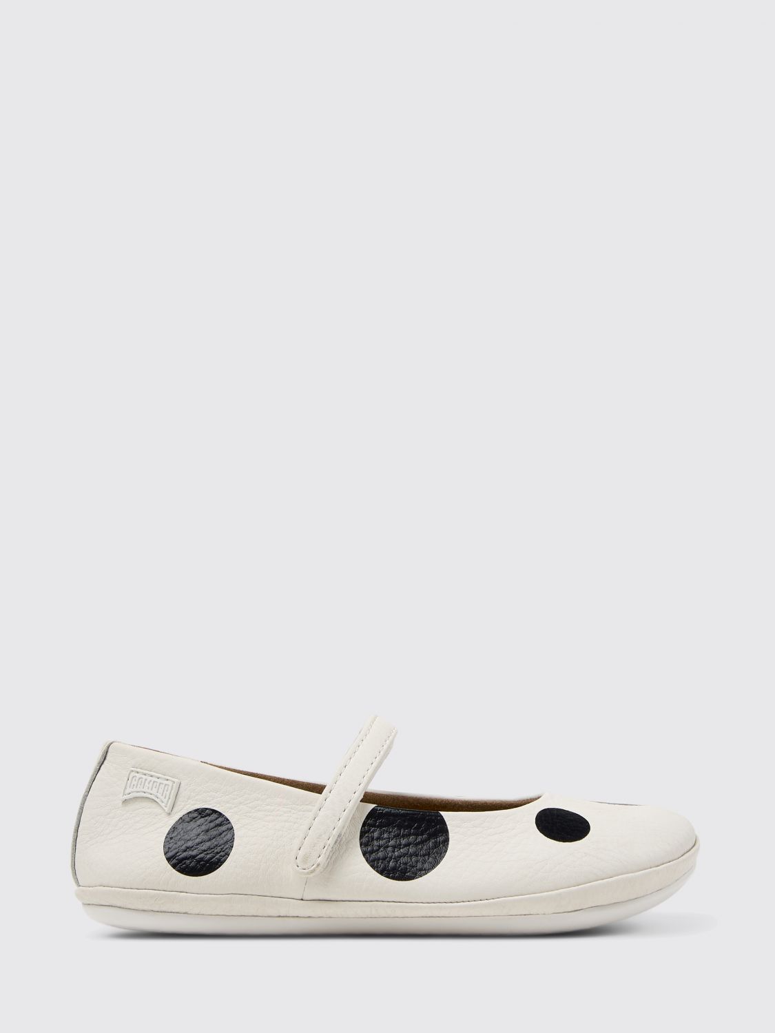 CAMPER Twins Ballerinas aus gepunktetem Leder