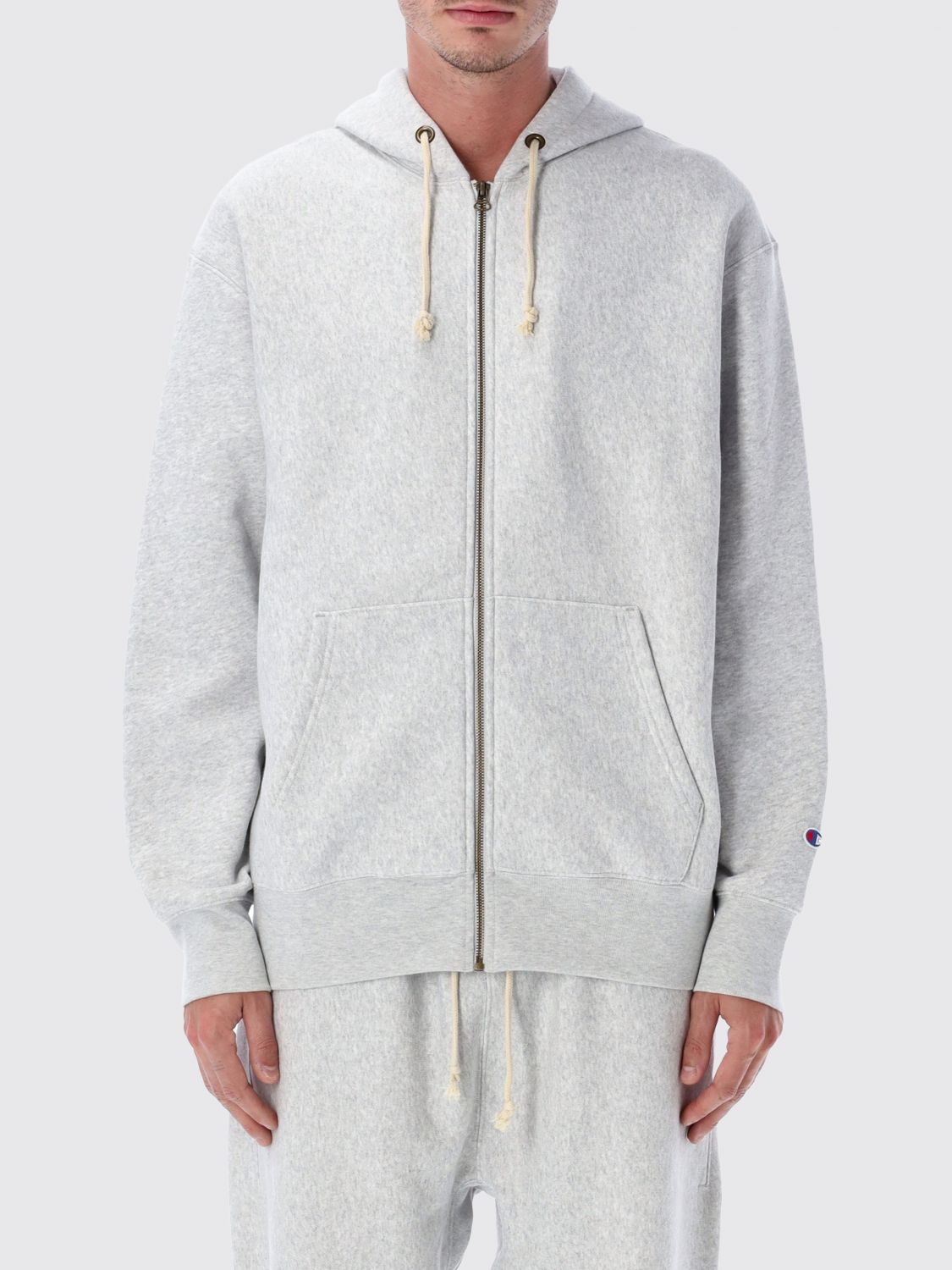 CHAMPION Sweatshirt Men color Grey