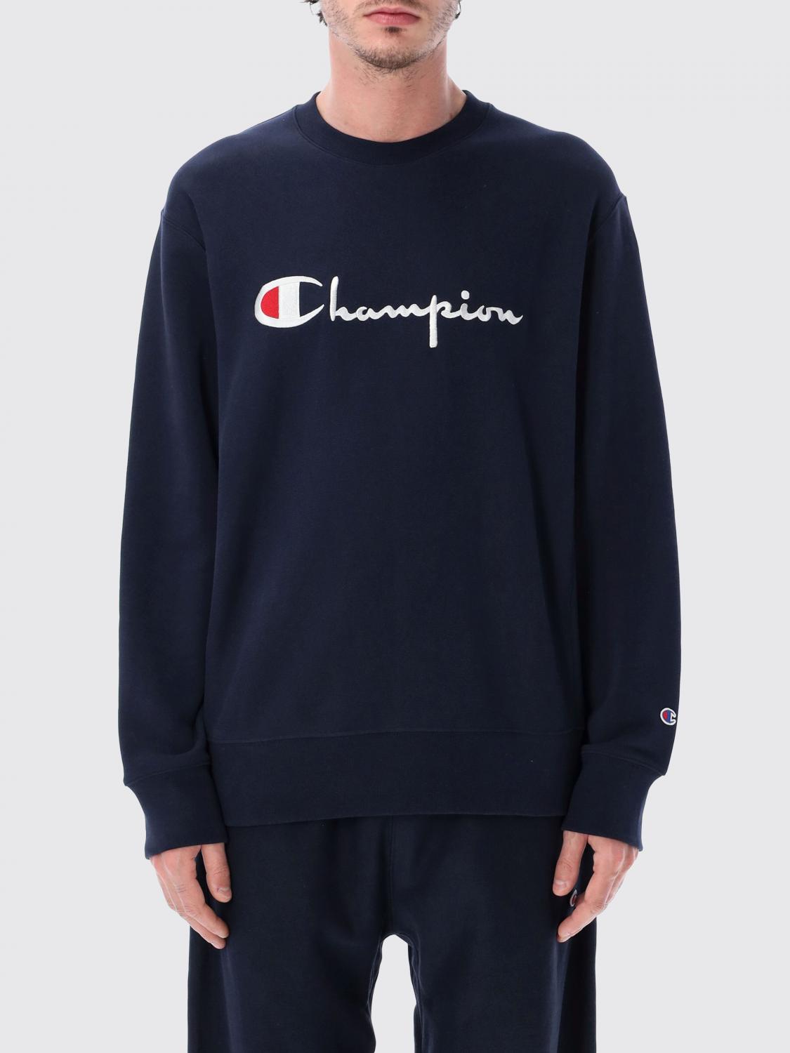CHAMPION Felpa Uomo colore Blue Navy