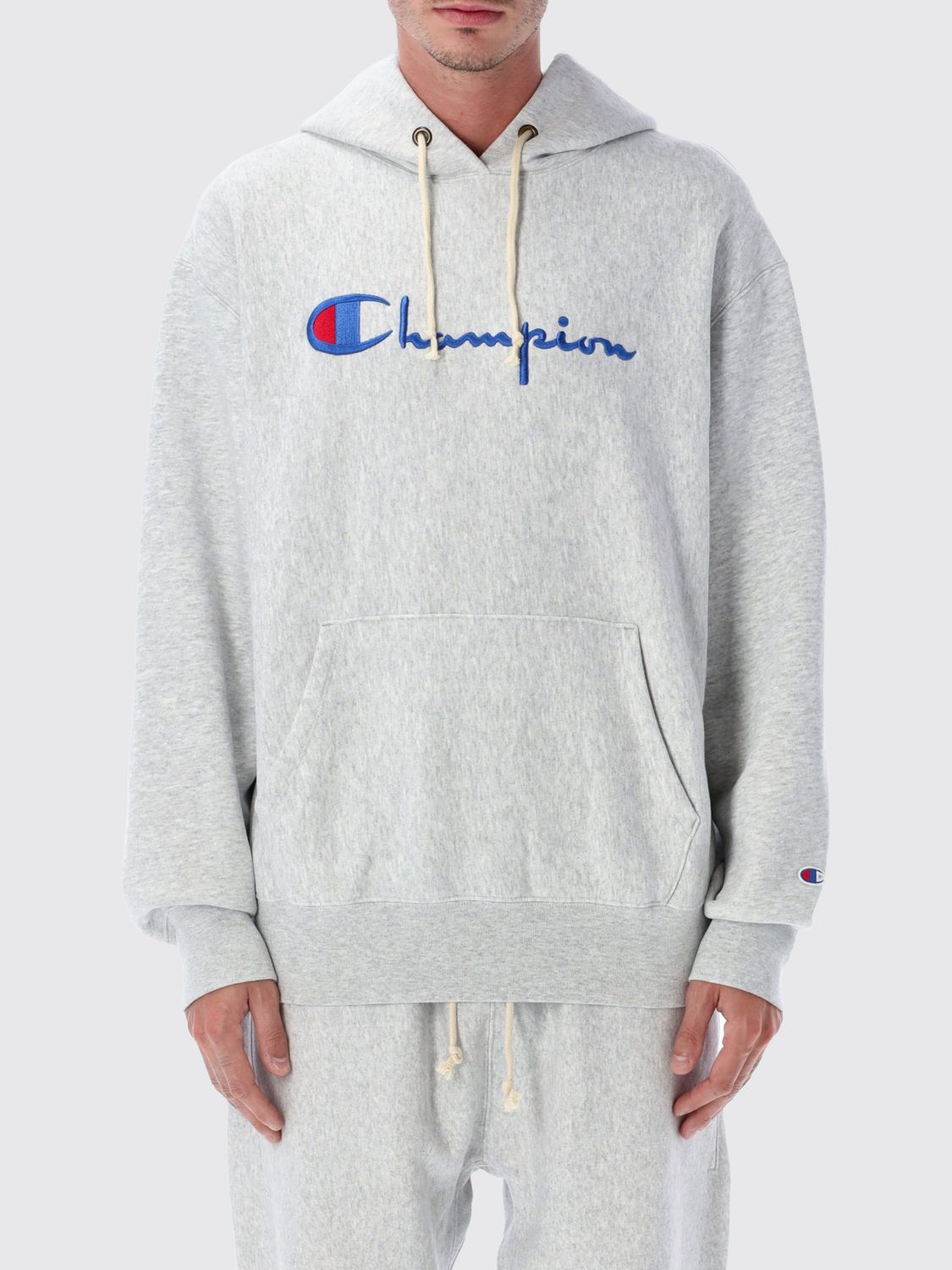 CHAMPION Felpa Uomo colore Grigio