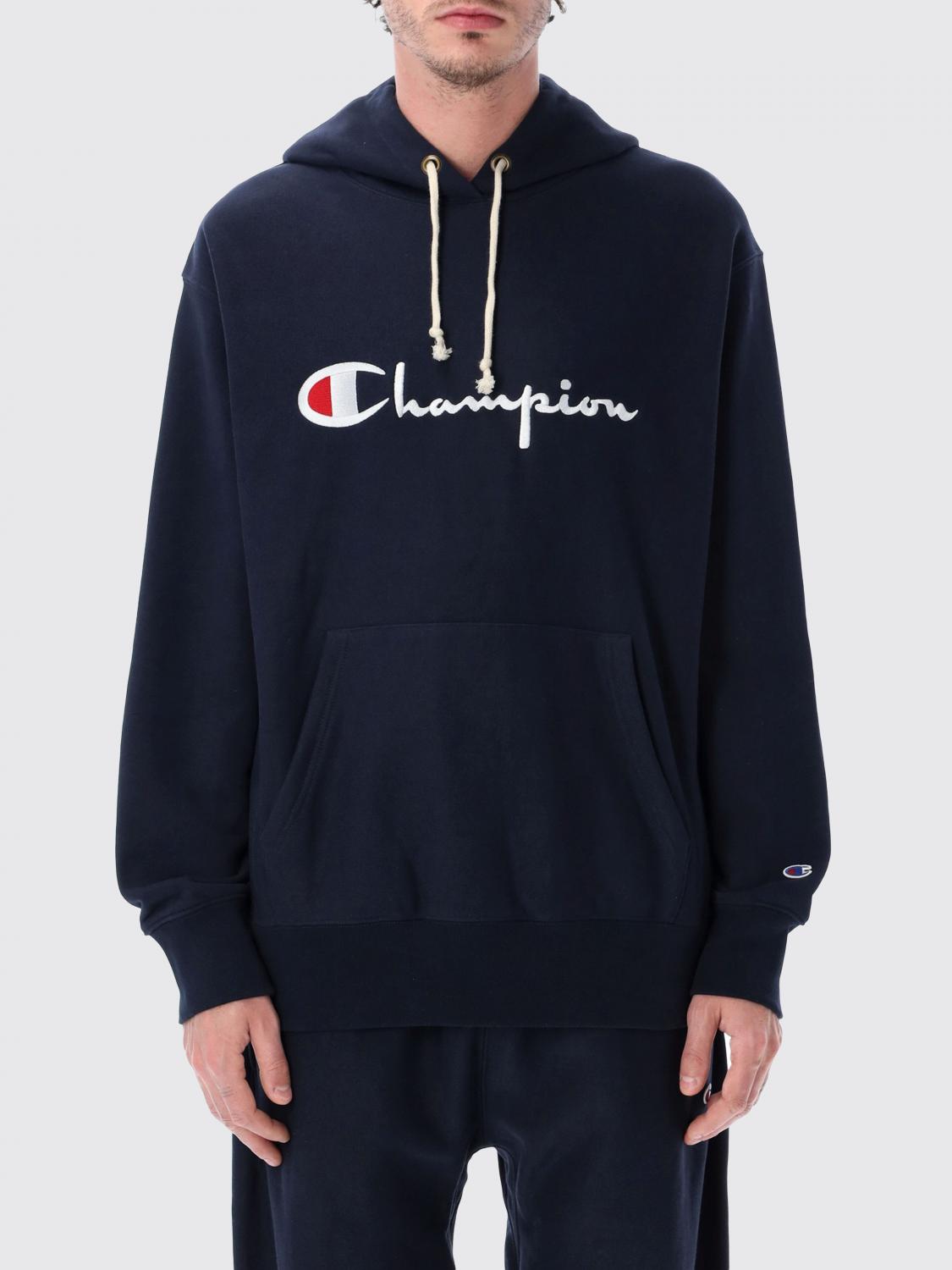 CHAMPION Felpa Uomo colore Blue Navy