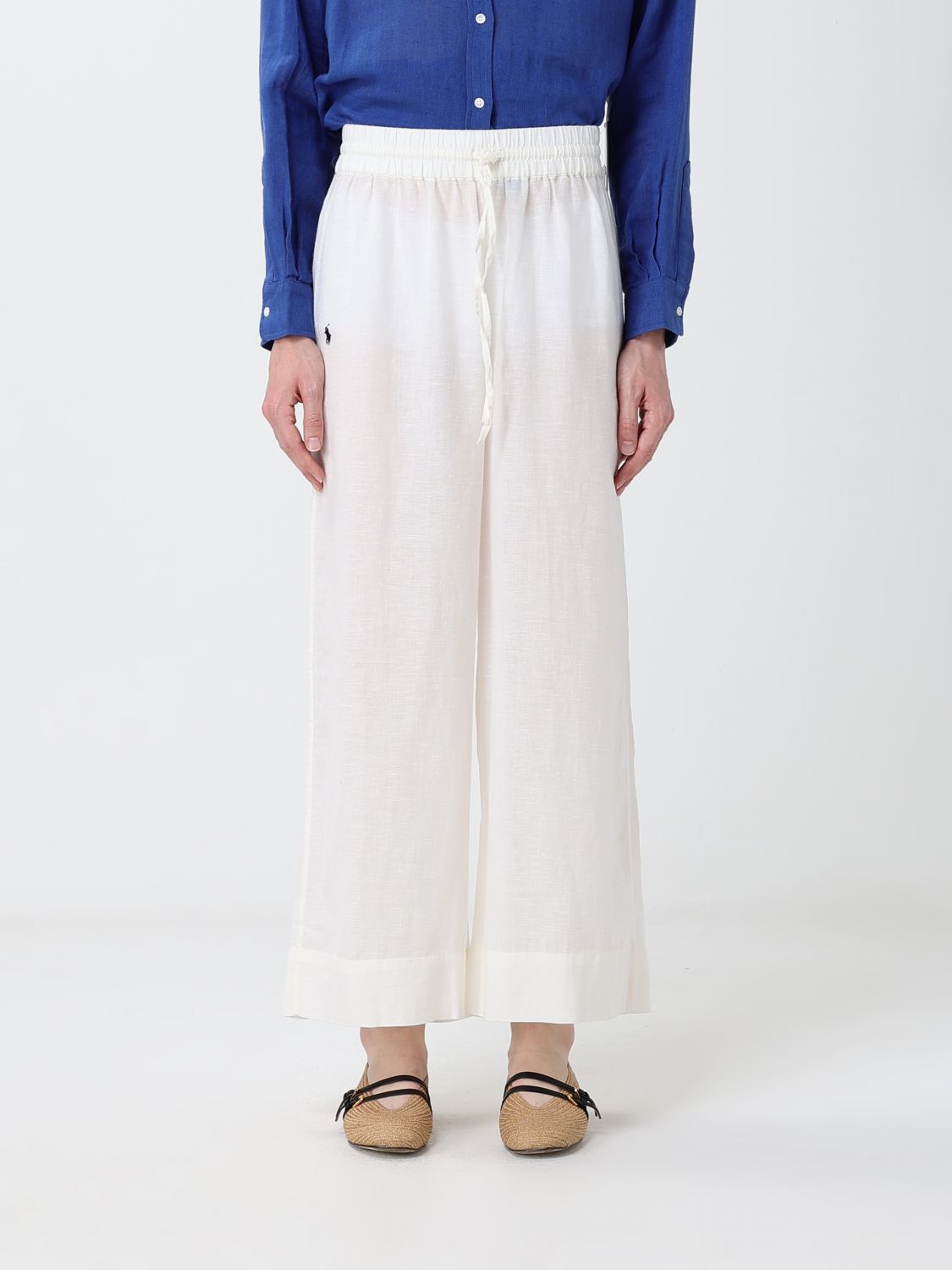 POLO RALPH LAUREN Pants Woman color White