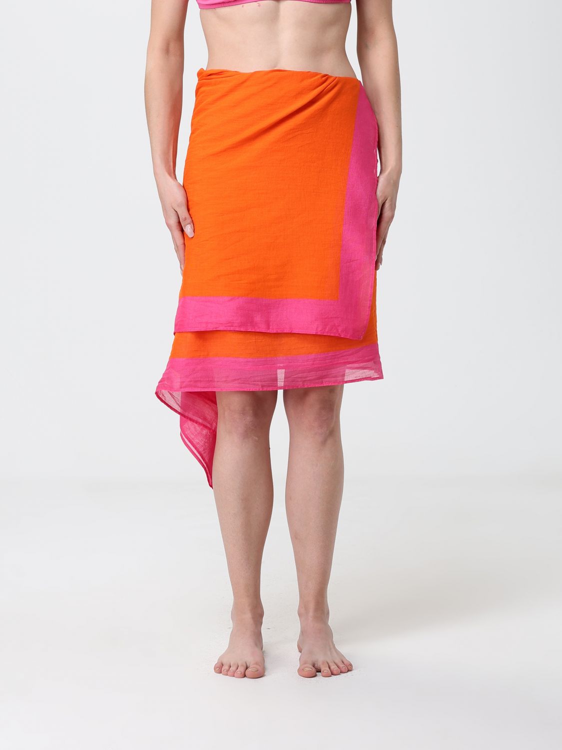 POLO RALPH LAUREN Wrap-Skirt Woman color Orange
