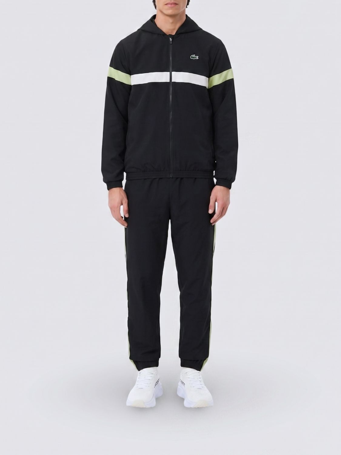LACOSTE Sweat Men color Black