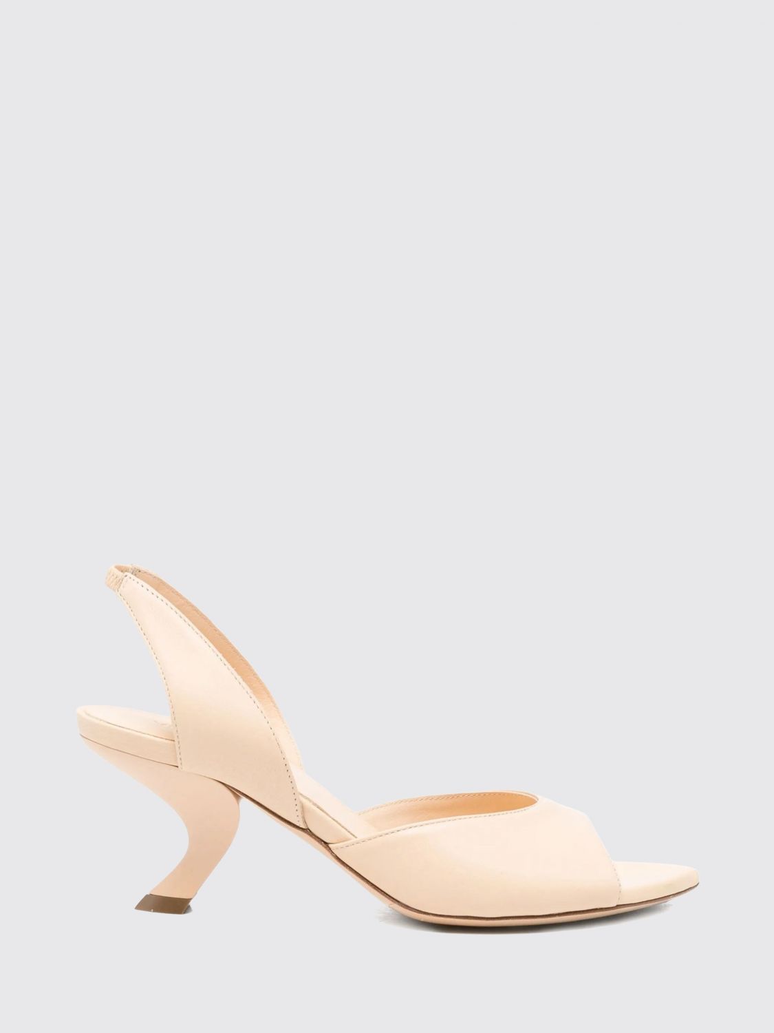 VIC MATIÉ Sandalo slingback in pelle