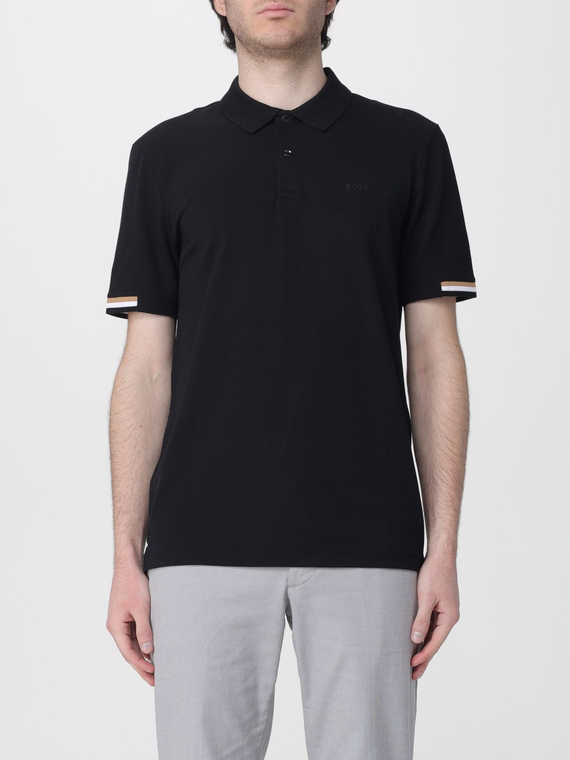 BOSS Baumwoll-Poloshirt
