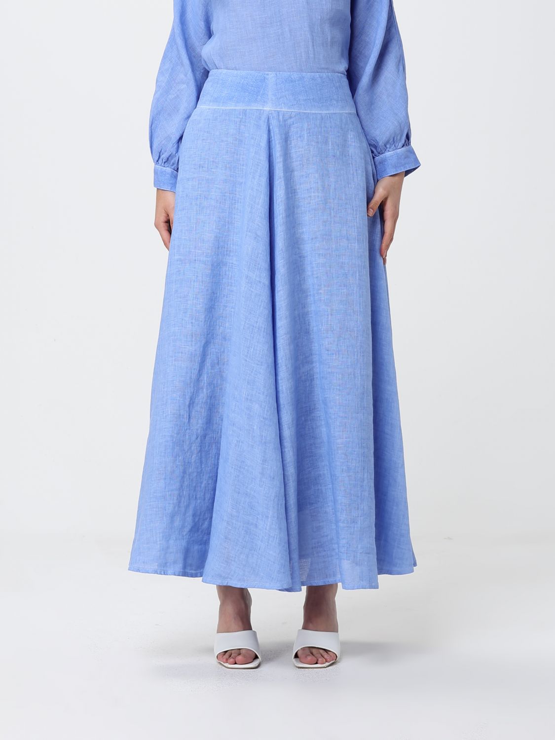 120% Lino Linen Circle Skirt · 40