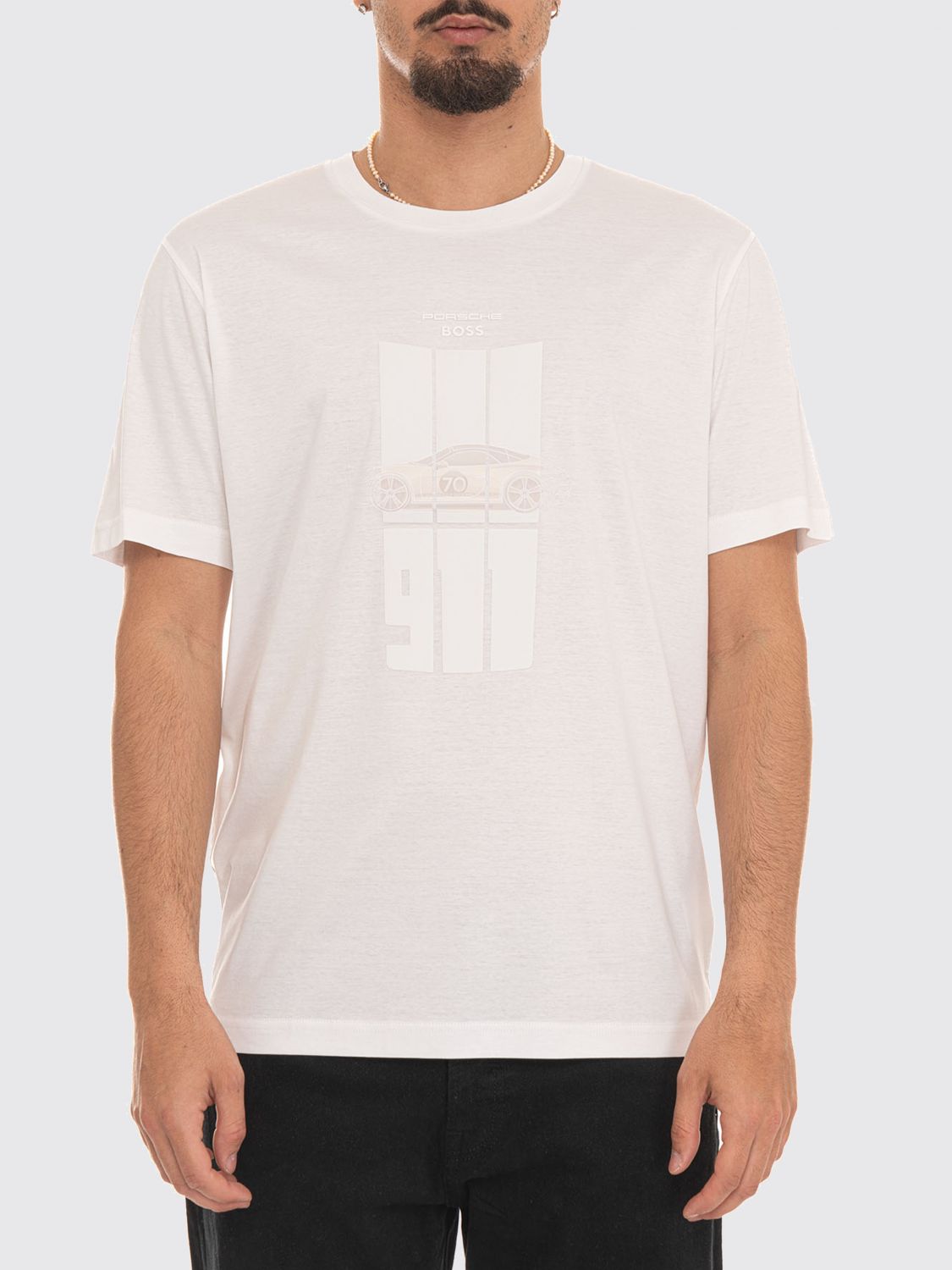 Hugo Boss Boss T-shirt Men In White