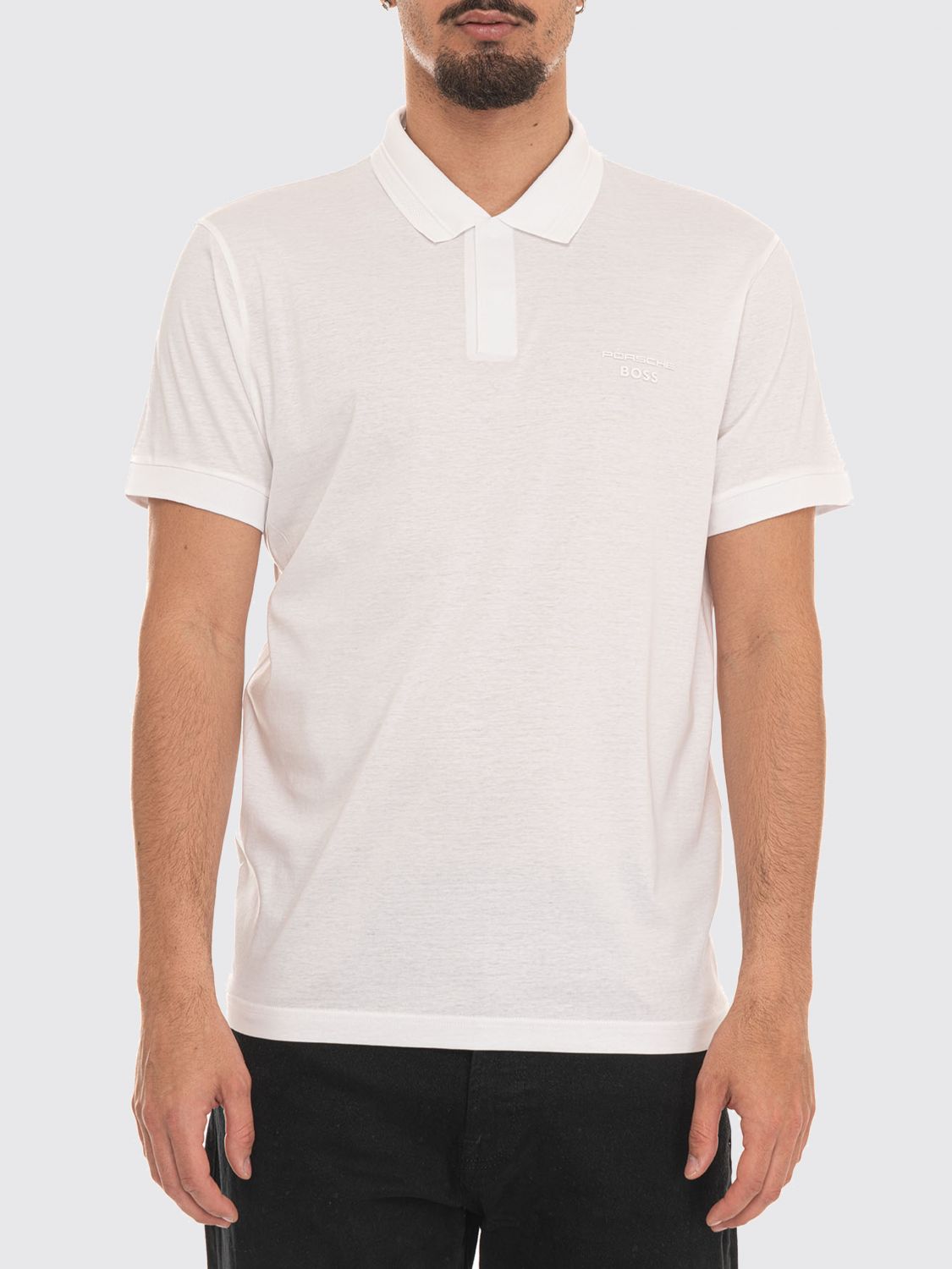 BOSS Polo Uomo colore Bianco