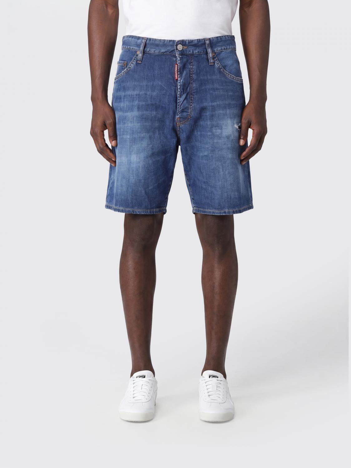 DSQUARED2 Shorts Men color Blue