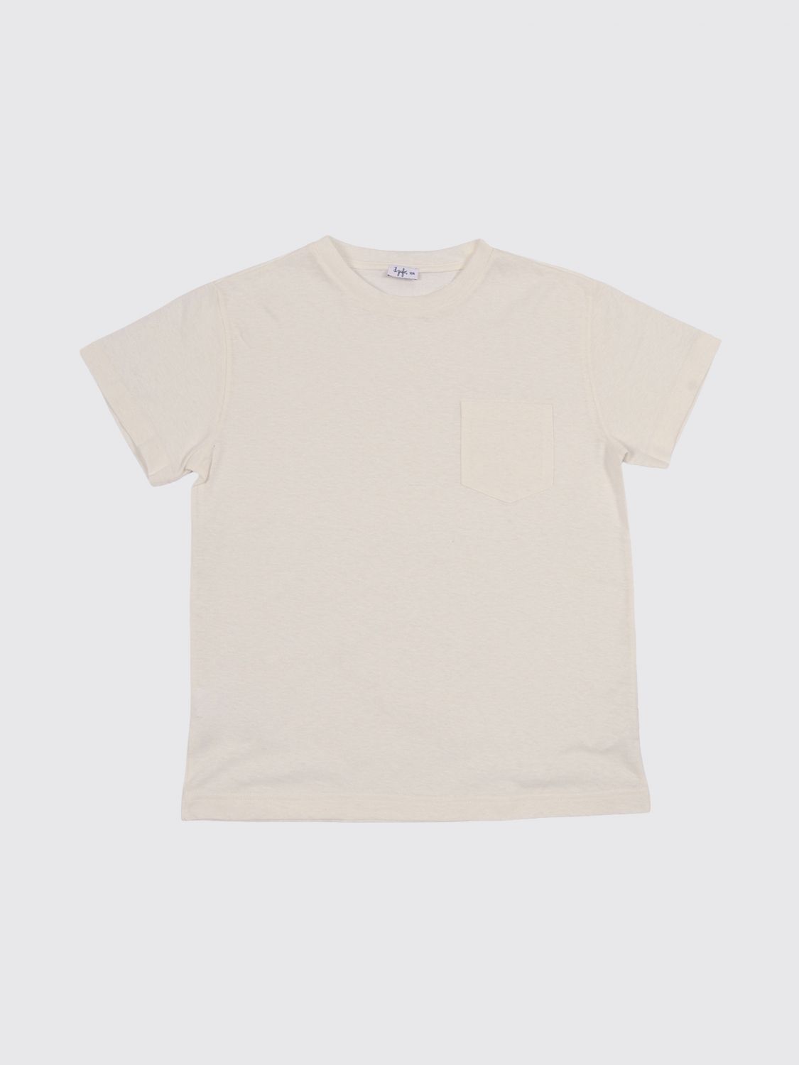 IL GUFO T-Shirt aus Baumwolle und Leinen