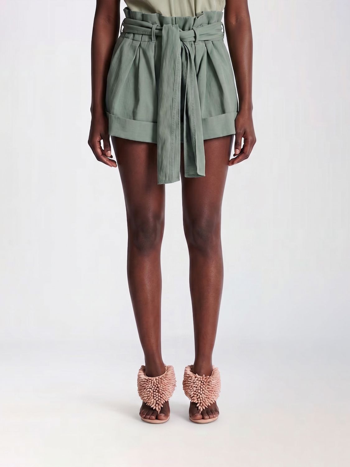 BALMAIN Pantaloncini Donna colore Verde