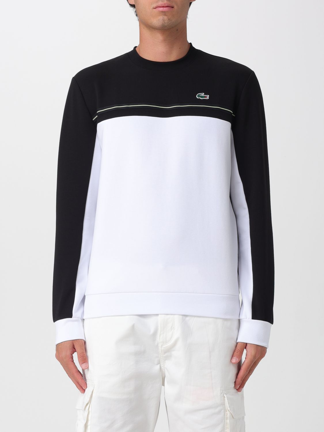LACOSTE Felpa girocollo in cotone
