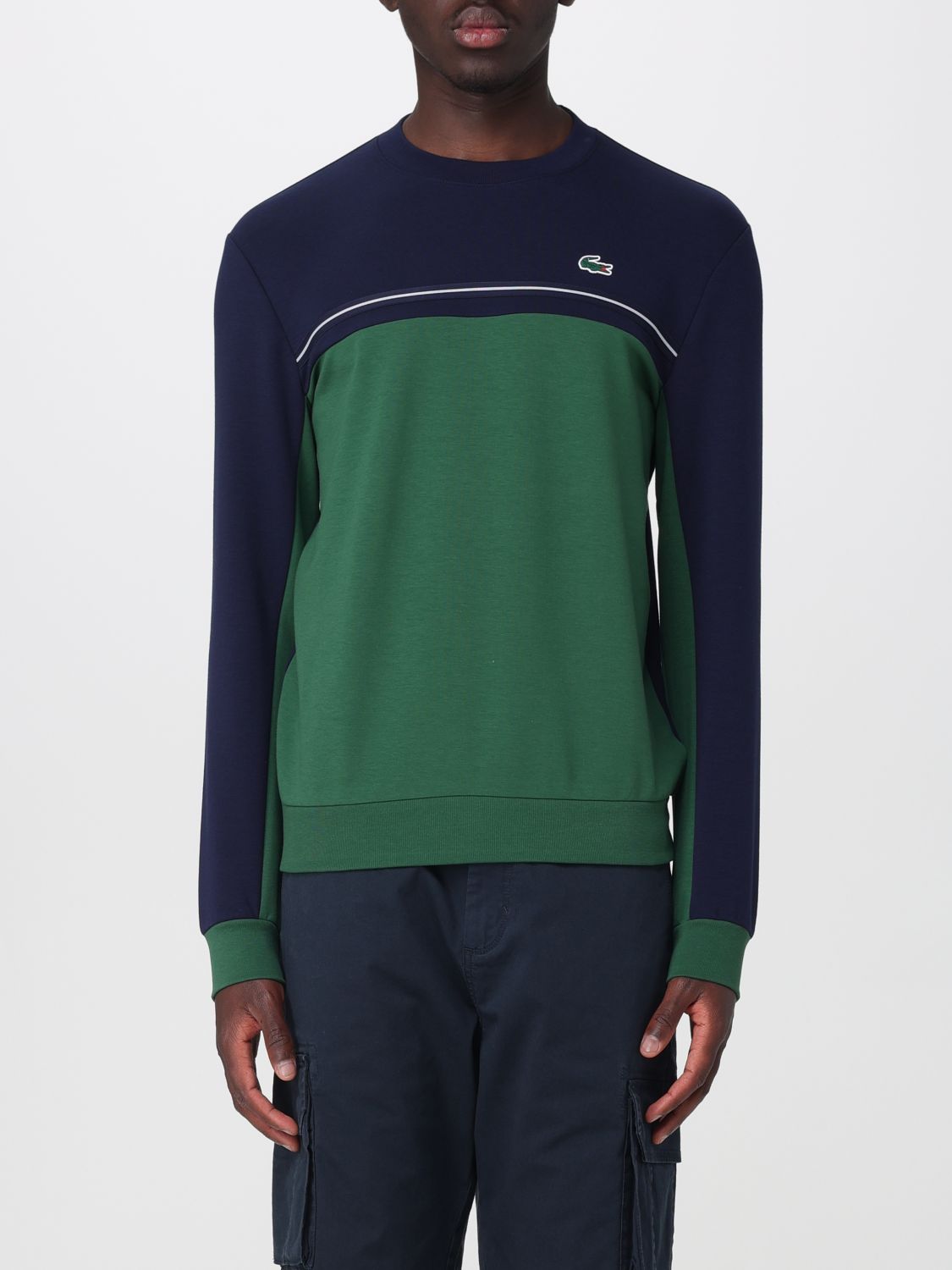 LACOSTE Felpa girocollo in cotone