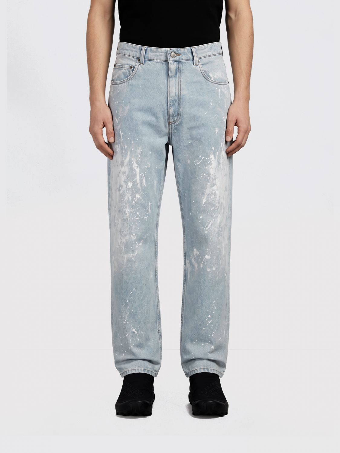 MM6 MAISON MARGIELA Printed Denim Straight Jeans　MM6 MAISON MARGIELA プリント デニム ストレート ジーンズ MM6