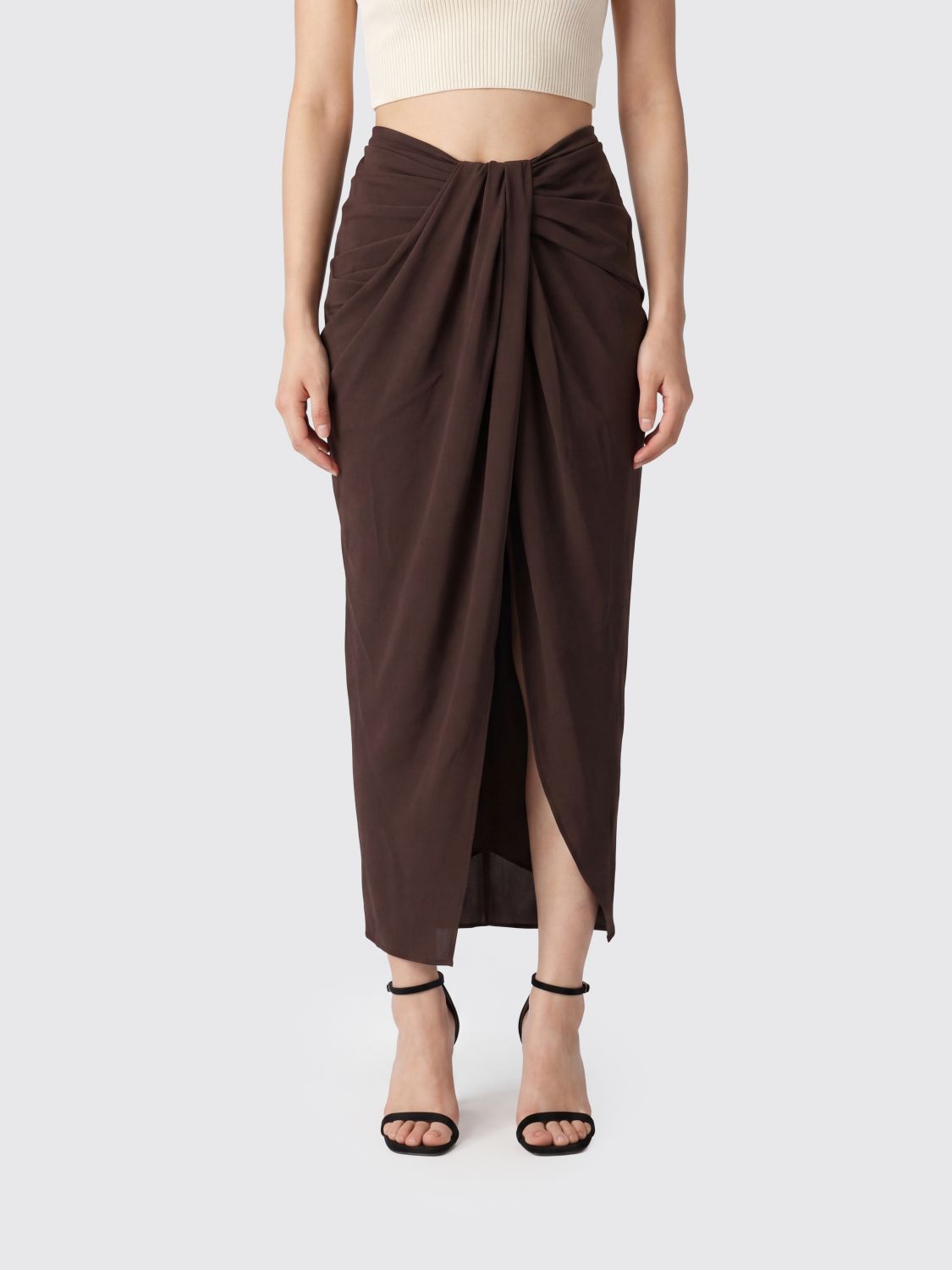 JACQUEMUS Skirt Woman color Brown