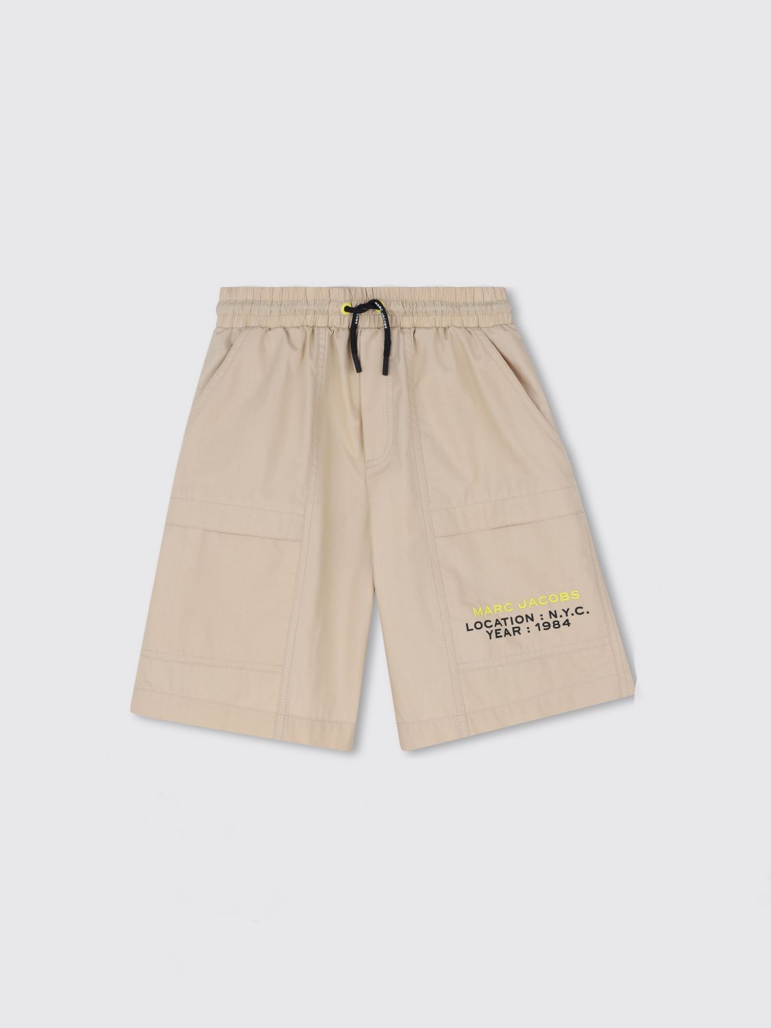 LITTLE MARC JACOBS Cotton Jogging Shorts With Logo　LITTLE MARC JACOBS ロゴ入りコットン ジョギング ショーツ LITTLE