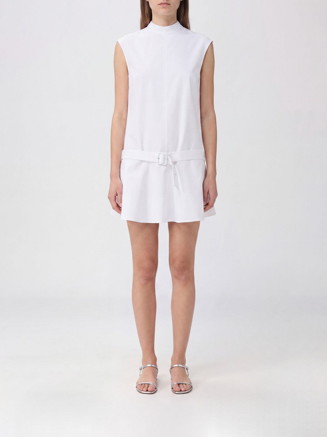 SEMICOUTURE Dress Woman color White