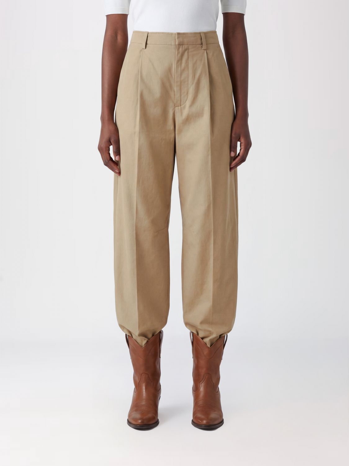 MM6 MAISON MARGIELA Cotton Blend Baggy Trousers　MM6 MAISON MARGIELA コットンブレンド バギーパンツ MM6