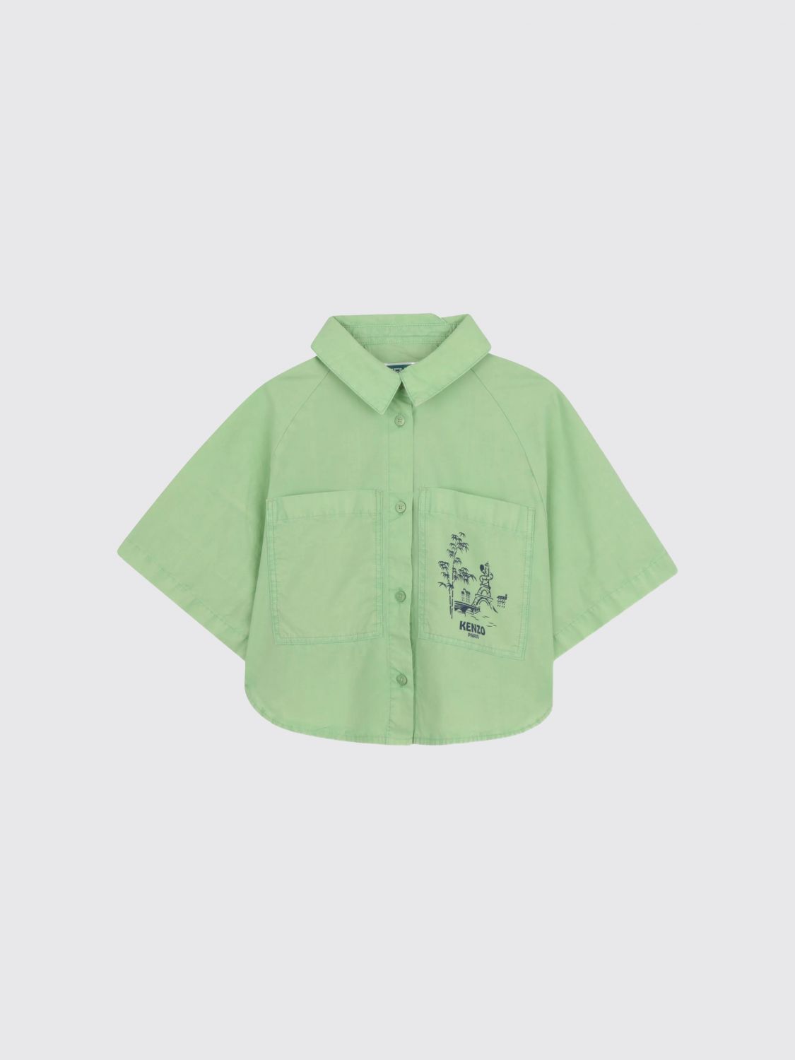 KENZO KIDS Shirt Kids color Green