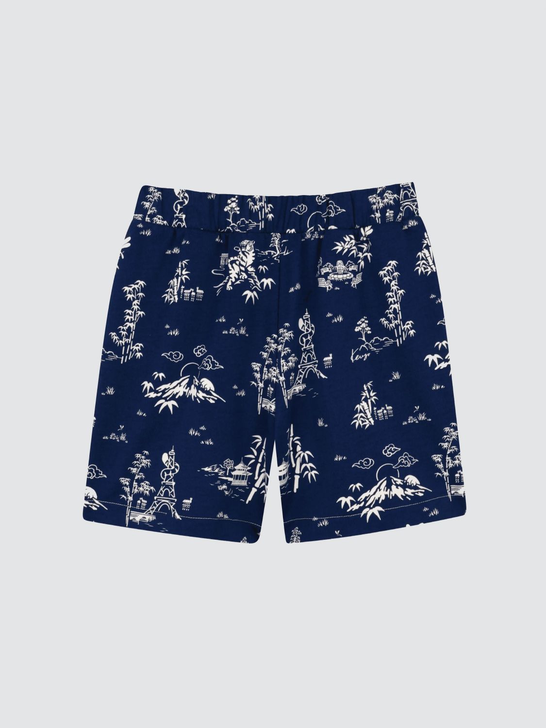 Kenzo Kids ' Garden' Lightweight French Terry Bermuda Shorts　ケンゾー キッズ ガーデン ライトウェイト フレンチ テリー​​ バミューダ ショーツ Kenzo