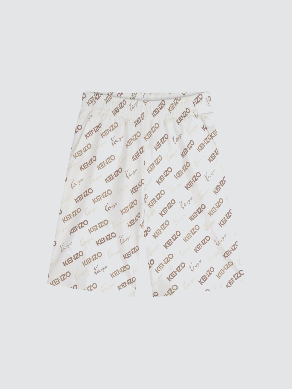 Kenzo Kids All-Over Logo Cotton Jogging Shorts　ケンゾー キッズ オールオーバー ロゴ コットン ジョギング ショーツ Kenzo