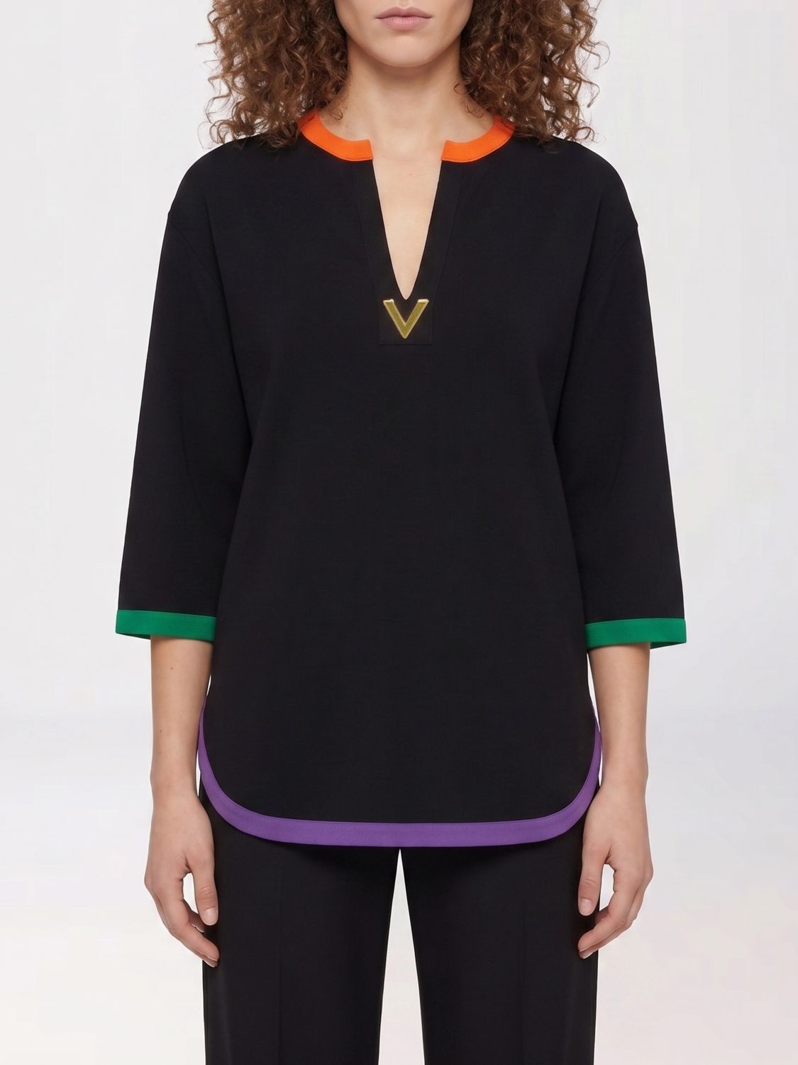 VALENTINO Top Woman color Black