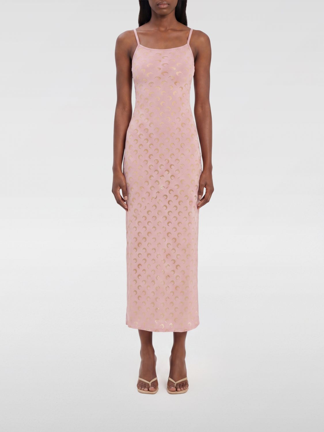 MARINE SERRE Dress Woman color Pink