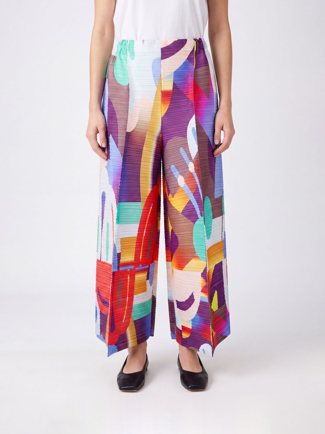 PLEATS PLEASE ISSEY MIYAKE Pantaloni Donna colore Rosso