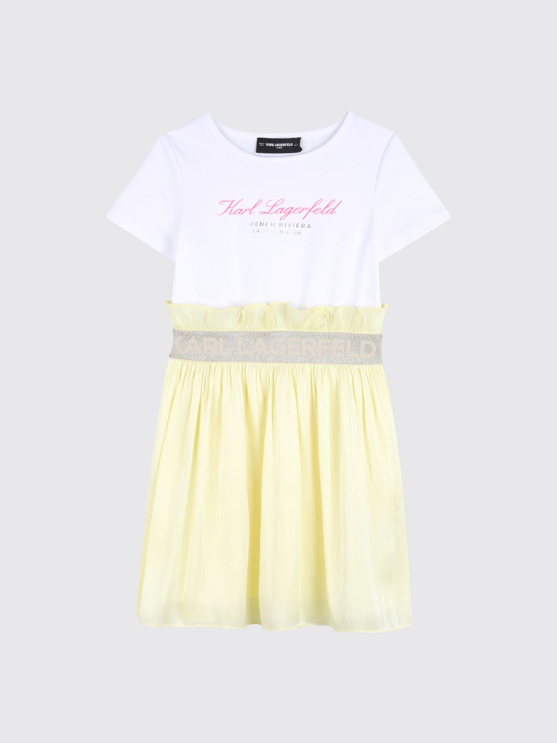 KARL LAGERFELD KIDS Abito Bambino colore Giallo