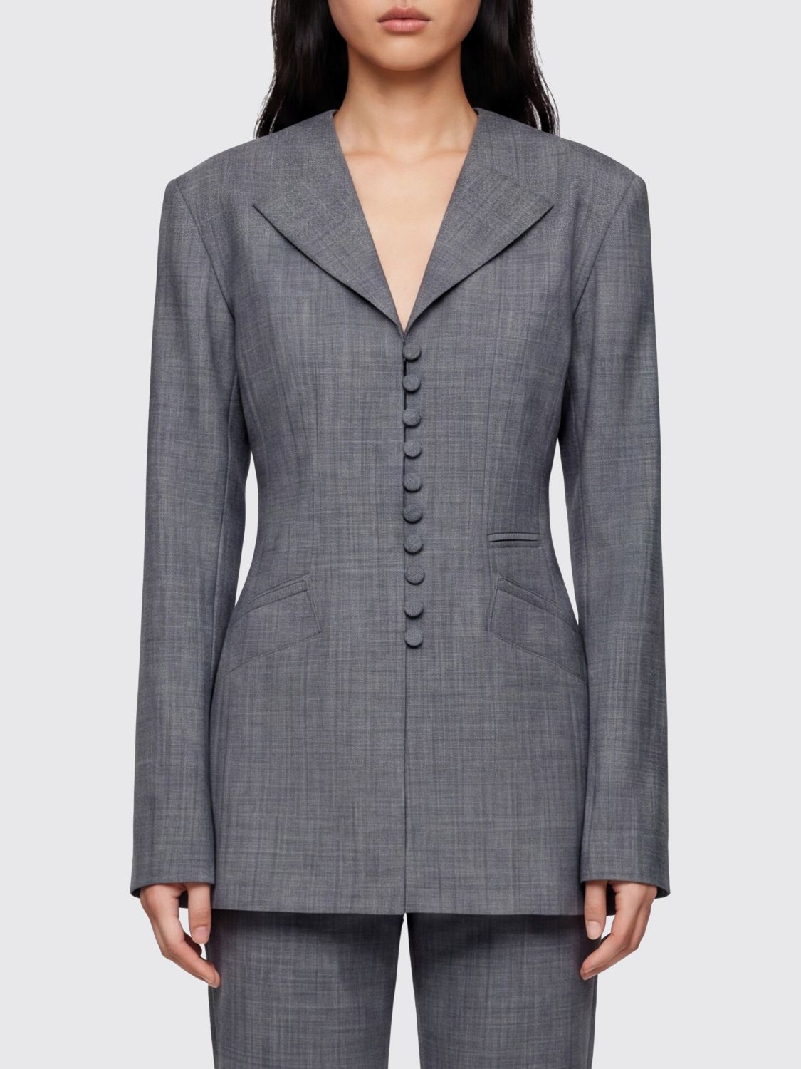 GANNI Giacca Donna colore Grigio