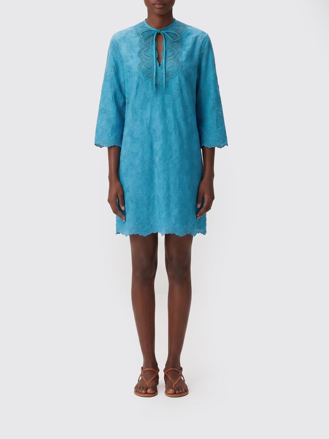 VALENTINO Dress Woman color Blue