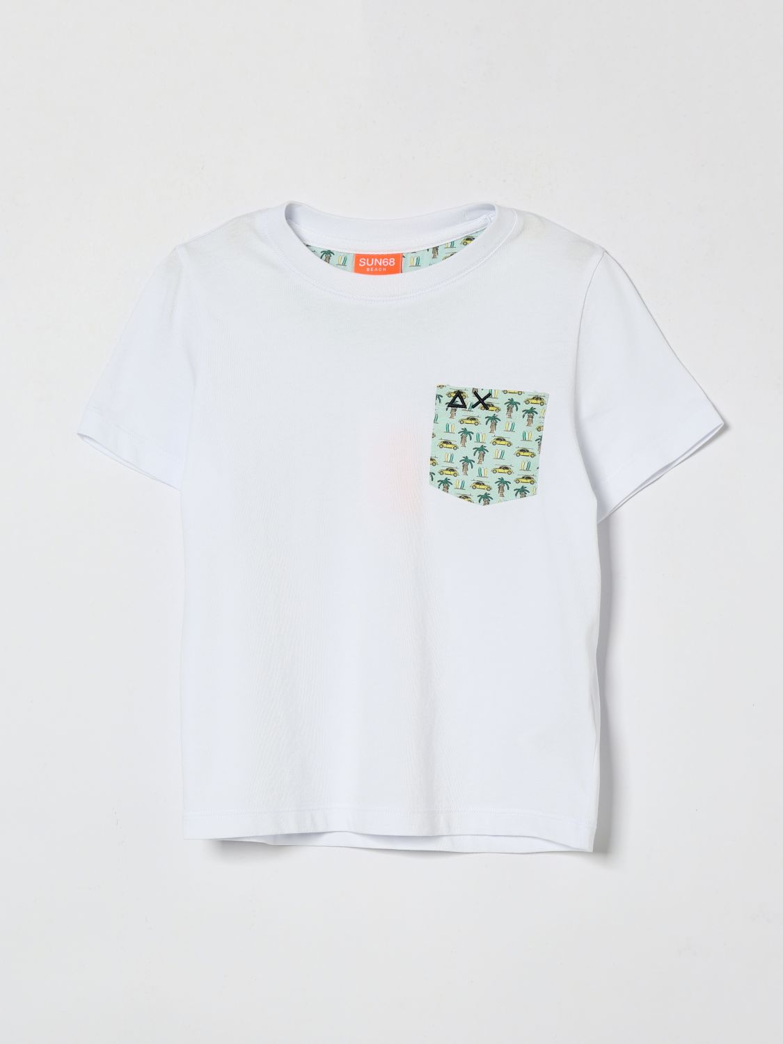 SUN68 T-Shirt Bambino colore Bianco