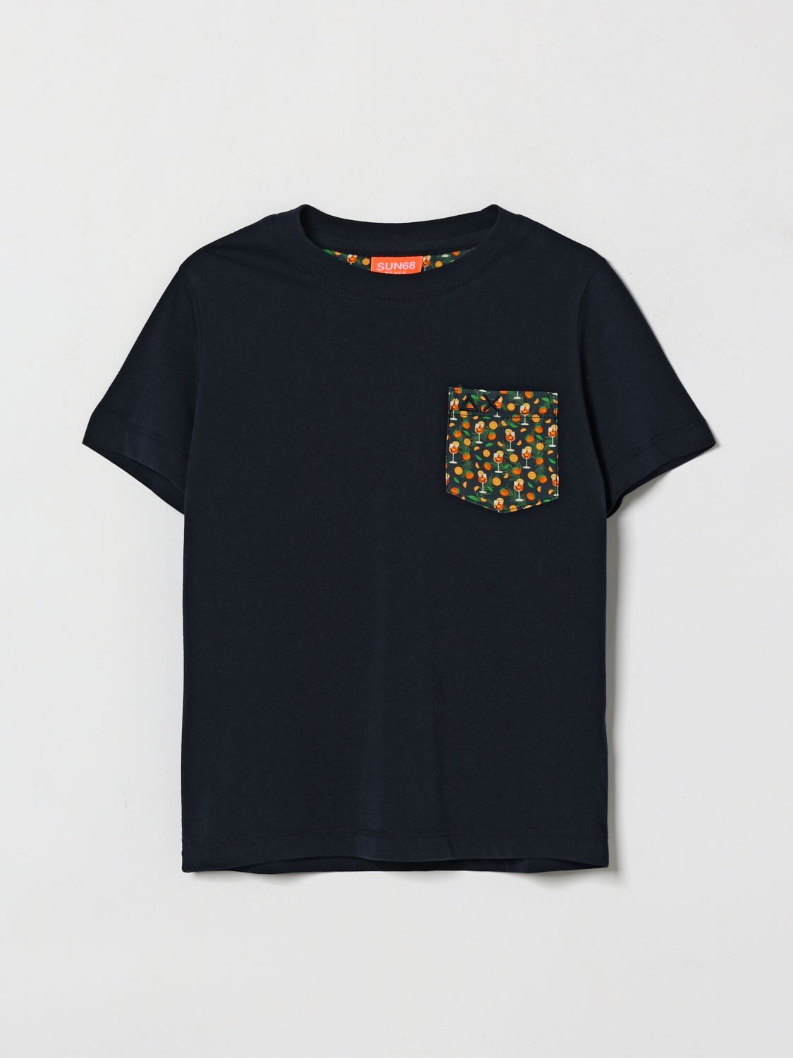 SUN68 T-Shirt Bambino colore Blue Navy