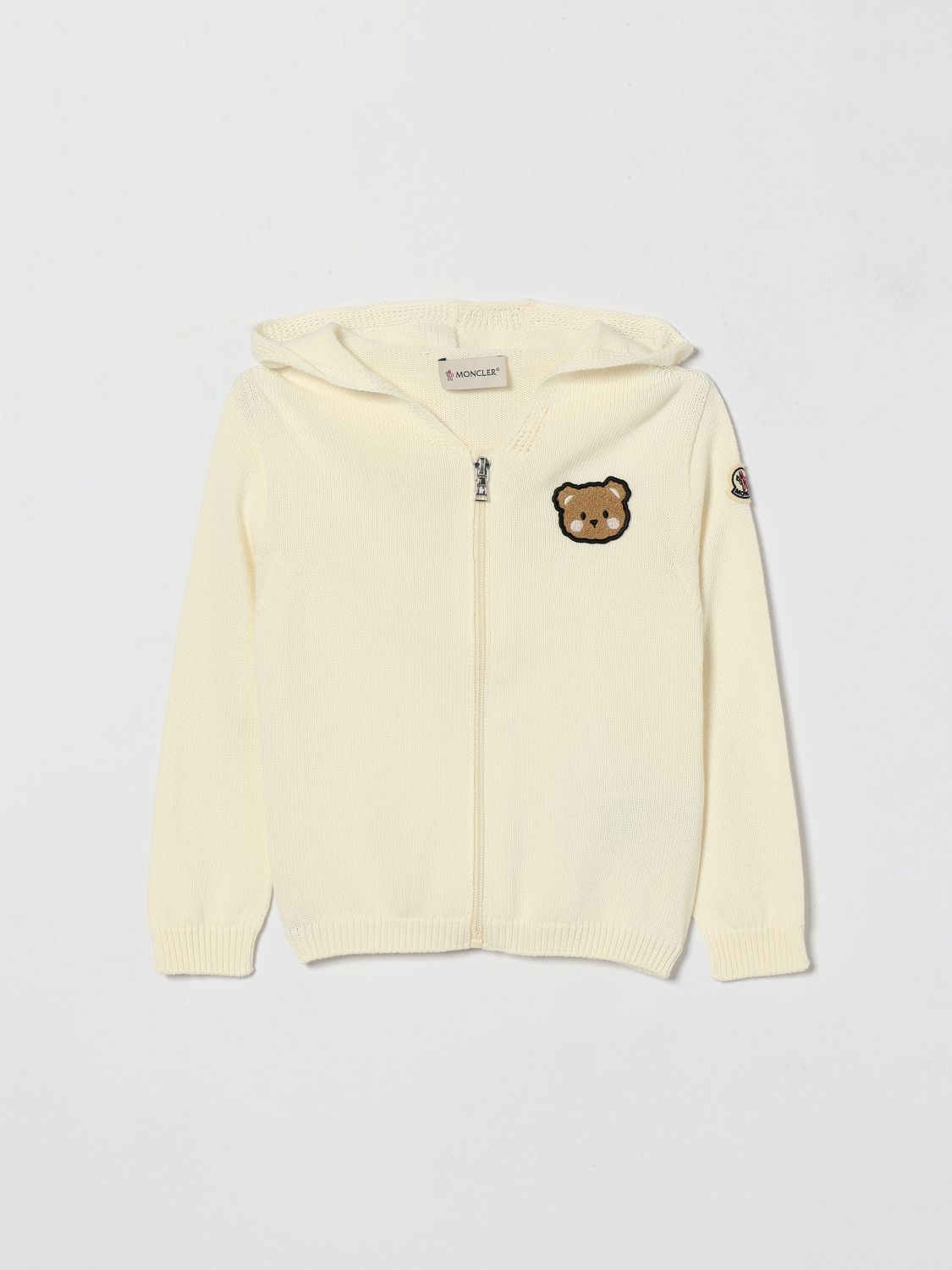 MONCLER Cotton Hooded Cardigan with Ears　MONCLER 耳付きコットンフードカーディガン MONCLER